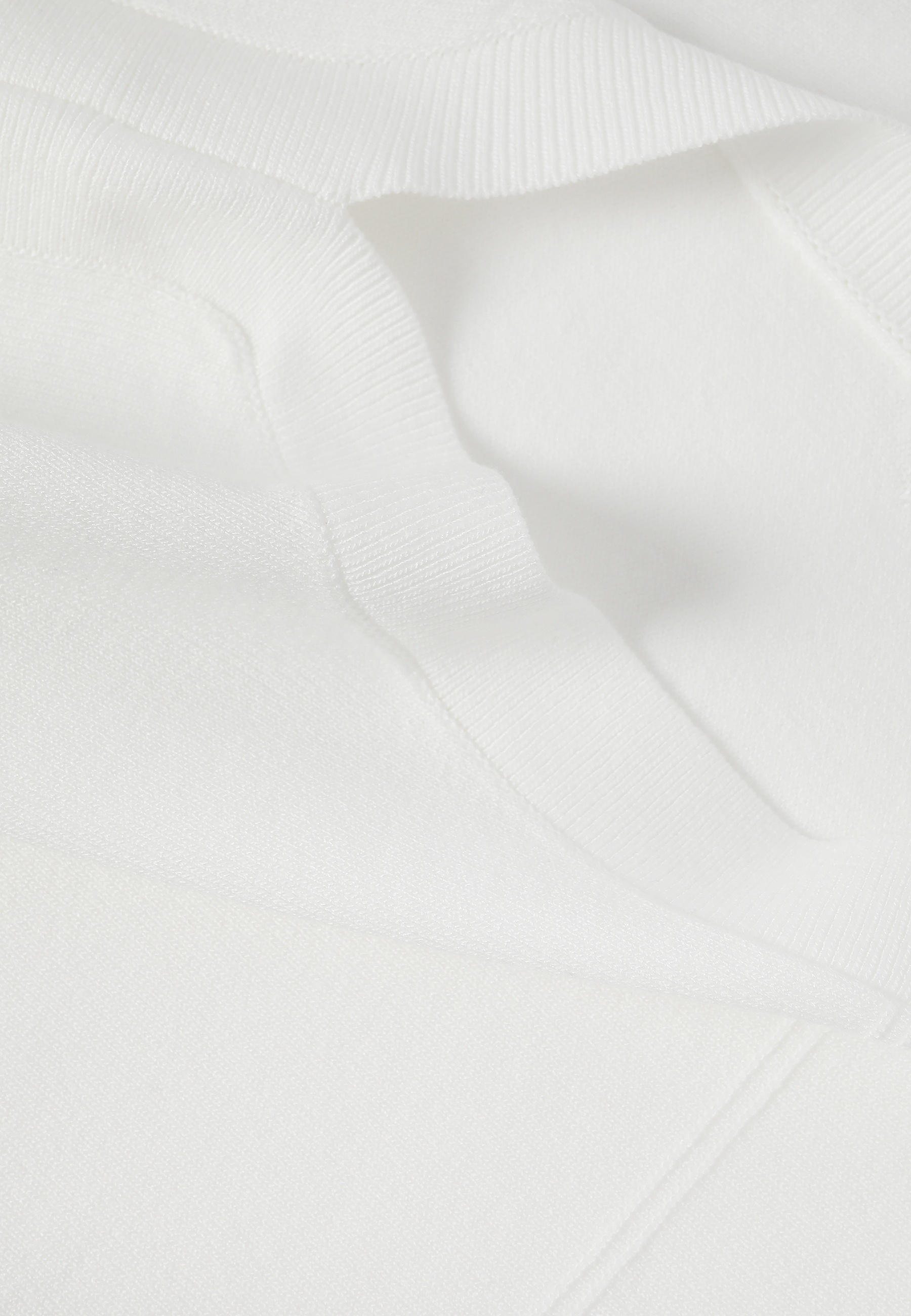 DZIANINOWA BLUZKA Z WISKOZĄ LENZING™ ECOVERO™ - IVENI BIAŁY 2