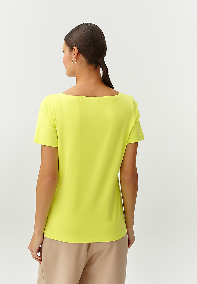 BLUZĂ CLASICĂ DE DAMĂ, DIN TRICOT CU MÂNECĂ SCURTĂ - MIKAJA 1 BLUZĂ CLASICĂ DE DAMĂ, DIN TRICOT CU MÂNECĂ SCURTĂ - MIKAJA 1 VERDE 3