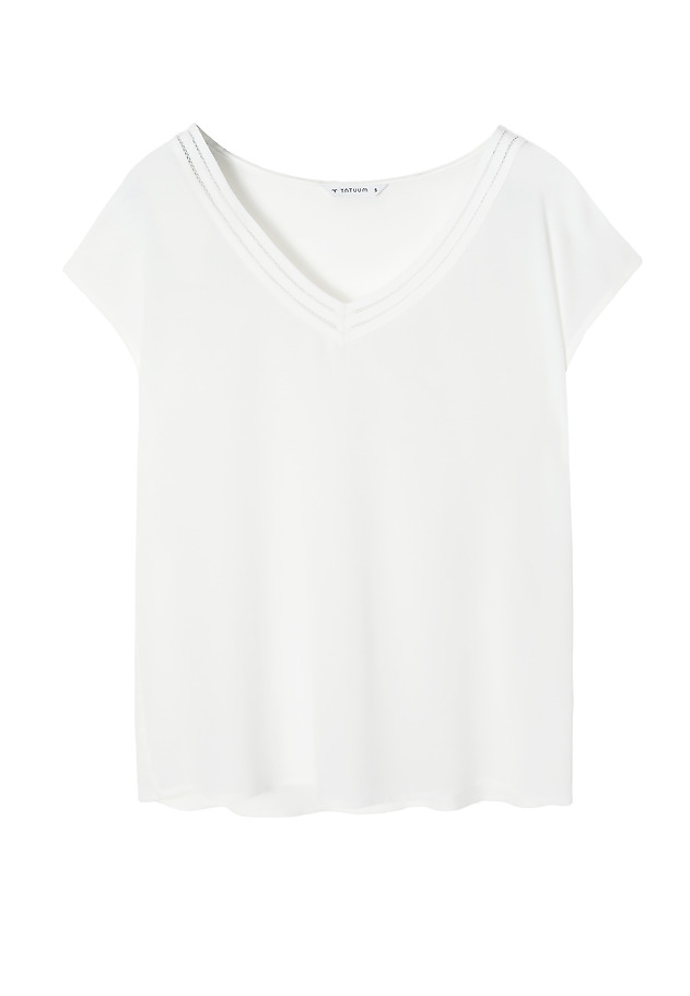 HÖLGY BLOUSE DÍSZÍTETT NYAKVONALLAL - MORO HÖLGY BLOUSE DÍSZÍTETT NYAKVONALLAL - MORO EKRÜ 6