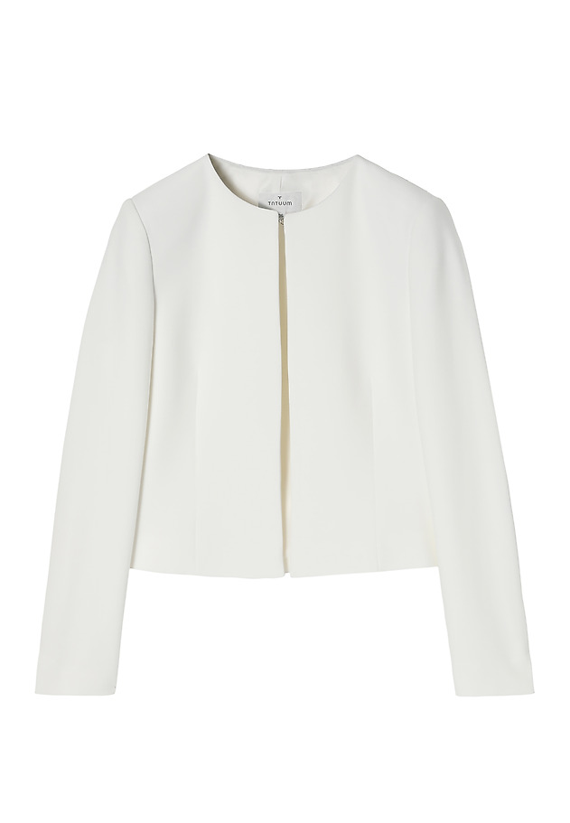 LADIES’ SHORT JACKET IN BOLERO CUT - MIRA LADIES’ SHORT JACKET IN BOLERO CUT - MIRA ECRU 7