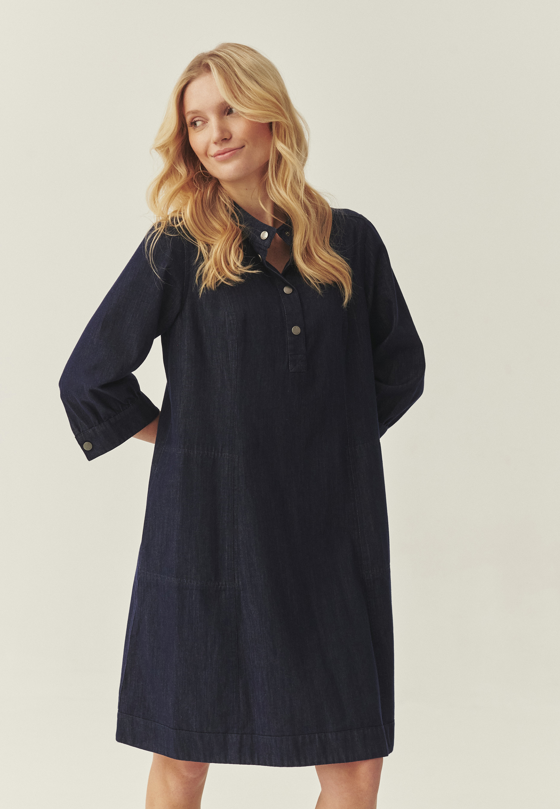 ROCHIE DIN DENIM CASUAL - DENIMA BLEUMARIN 2