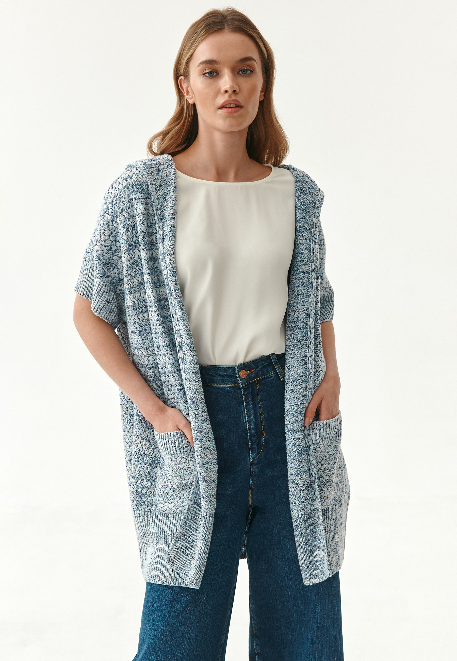 SWETER OVERSIZE Z KAPTUREM PULI