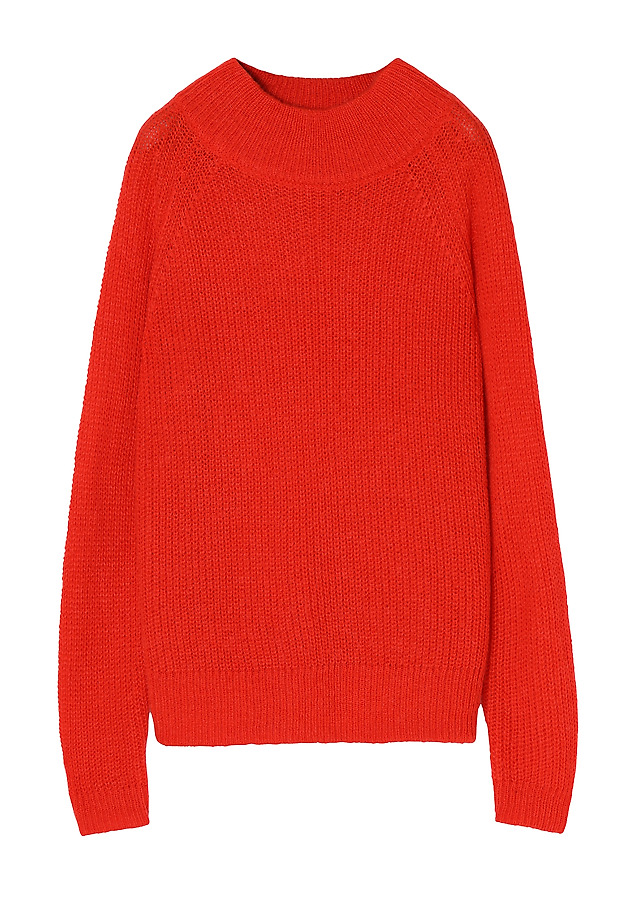 LADIES’ LOOSE HALF TURTLENECK SWEATER SUZI LADIES’ LOOSE HALF TURTLENECK SWEATER SUZI POMARAŃCZOWY 6