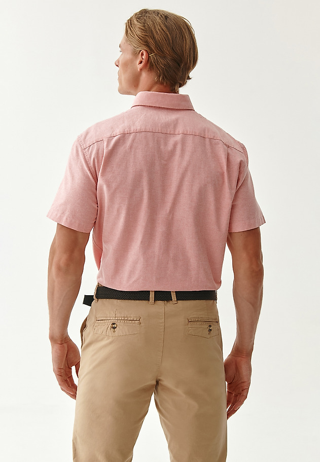 MAN'S SHORT SLEEVED-SHIRT DORT 1 CLASSIC MAN'S SHORT SLEEVED-SHIRT DORT 1 CLASSIC RED 2