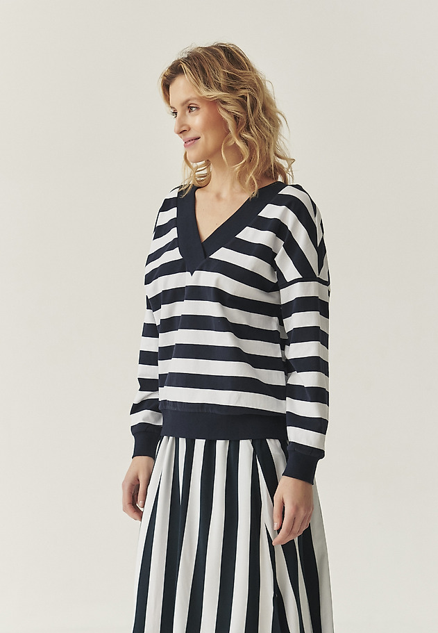 STRIPED COTTON SWEATSHIRT - NEKO STRIPED COTTON SWEATSHIRT - NEKO MULTIKOLOR 2