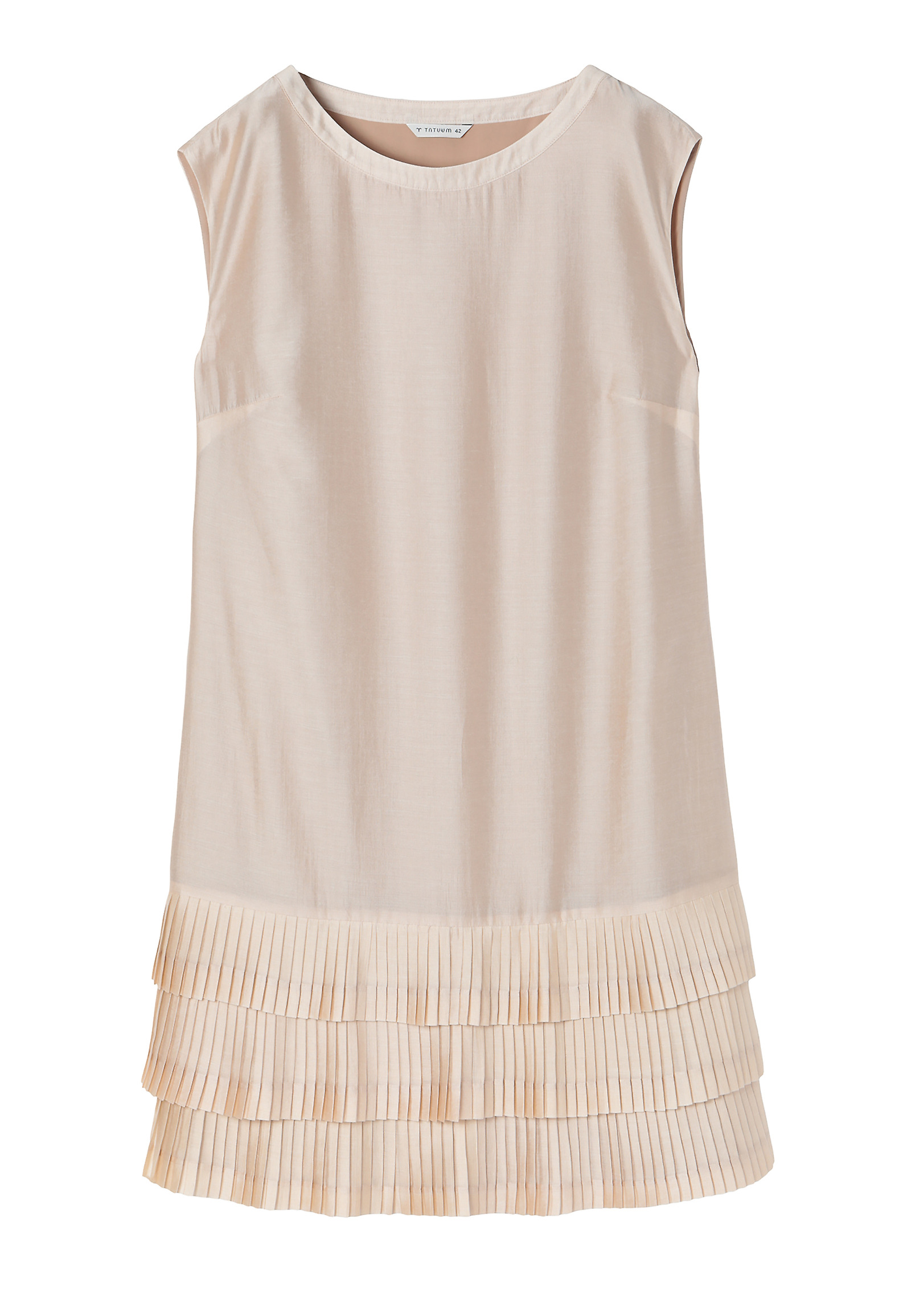ROCHIE CU PANOU PLISAT SKAMPIANA ROCHIE CU PANOU PLISAT SKAMPIANA BEJ 87552