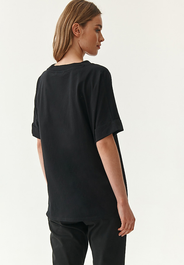 T-SHIRT DAMSKI LIKE 6 T-SHIRT DAMSKI LIKE 6 CZARNY 2