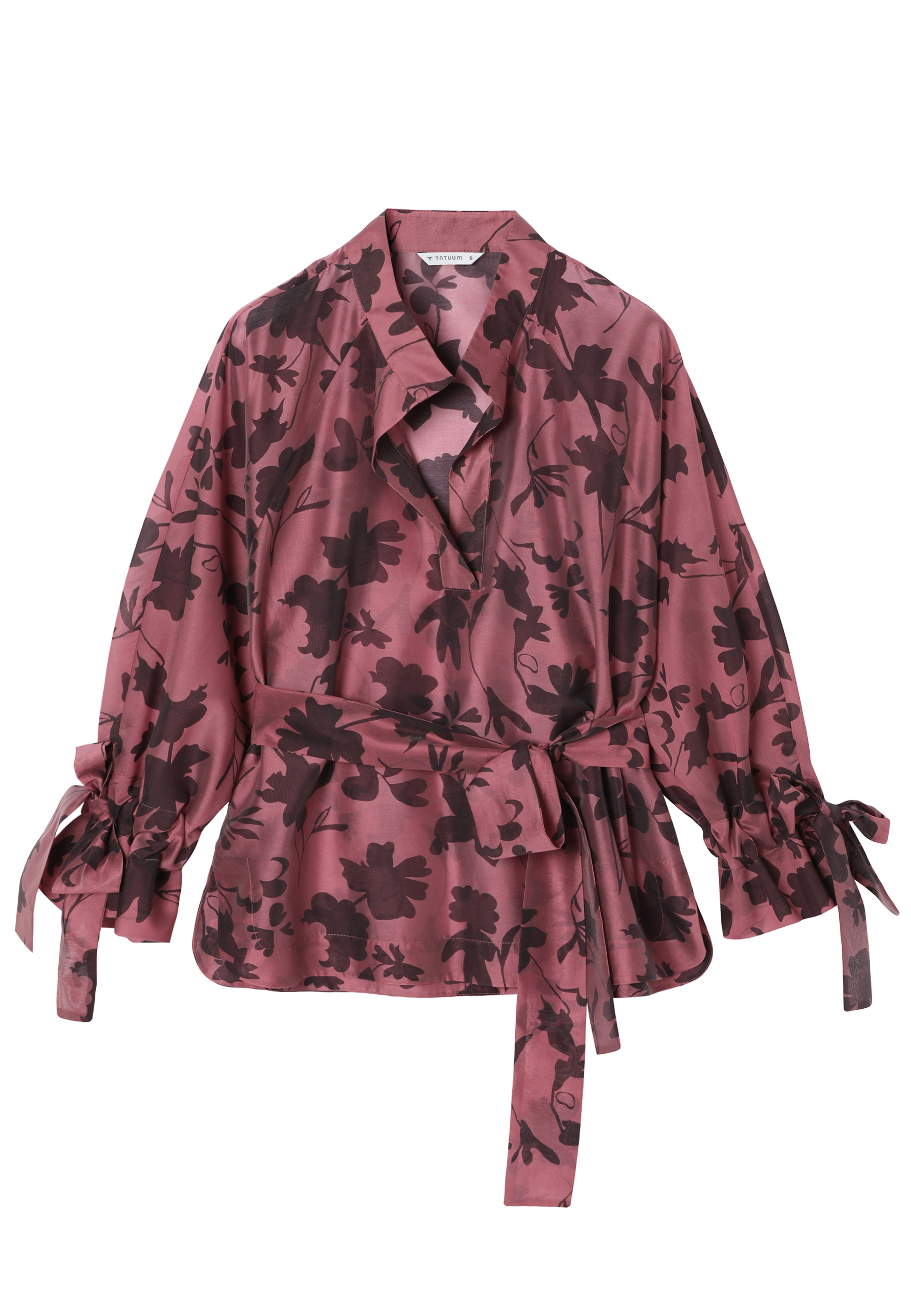 HRADECÍ KOSTKOVANÁ BLŮZA S PÁSEK - TILTA