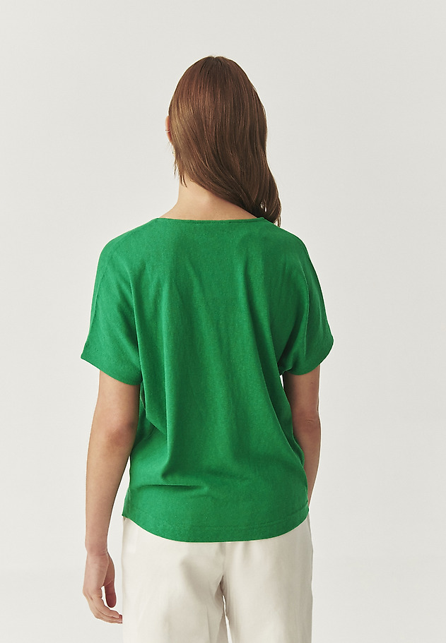 KNITTED BLOUSE WITH COTTON - ZELIJA 1 KNITTED BLOUSE WITH COTTON - ZELIJA 1 ZIELONY 3