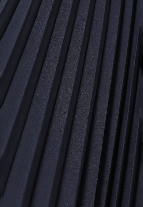 LADIES’ PLEATED SOLEIL SKIRT  - BARINALIA NAVY BLUE 2