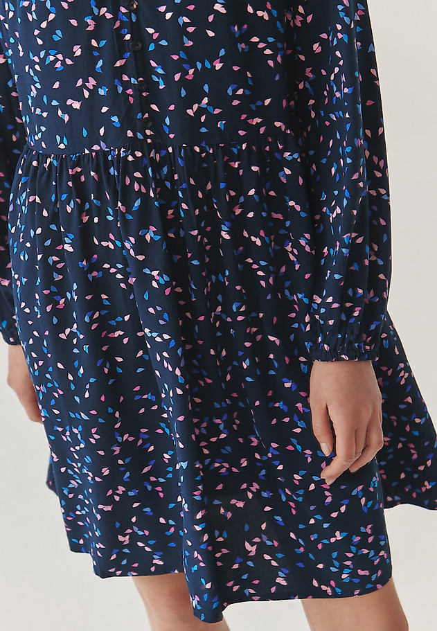 LADIES’ PATTERNED DRESS WITH LONG SLEEVES - STRAKMI LADIES’ PATTERNED DRESS WITH LONG SLEEVES - STRAKMI MULTIKOLOR 6