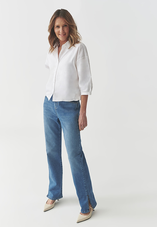 WIDE SLEEVE COTTON SHIRT — DOVE WIDE SLEEVE COTTON SHIRT — DOVE BIAŁY 2