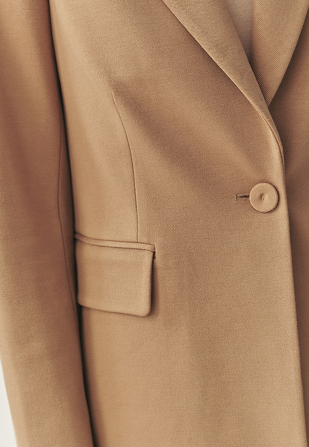 KNITTED JACKET WITH BUTTON CLOSURE - SERMA KNITTED JACKET WITH BUTTON CLOSURE - SERMA BEIGE 5