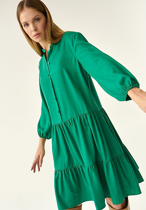 ROCHIE SCURTĂ DIN LYOCELL MIRAMI 2 VERDE 2