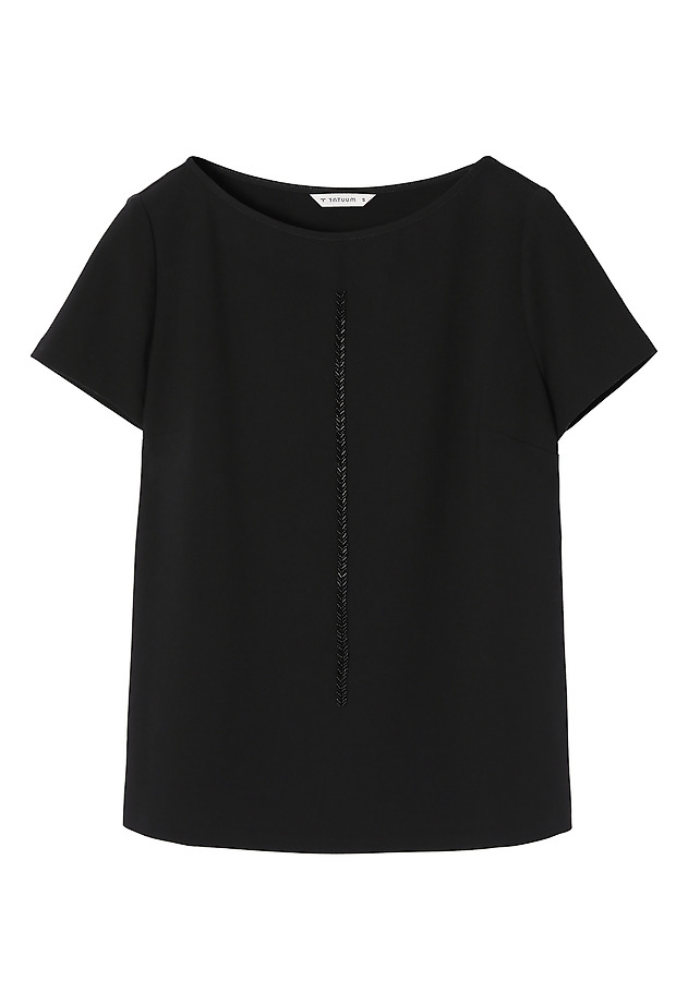 LADIES’ BLOUSE WITH BEADED-EMBELLISHED APPLICATION LAMIRA LADIES’ BLOUSE WITH BEADED-EMBELLISHED APPLICATION LAMIRA BLACK 7
