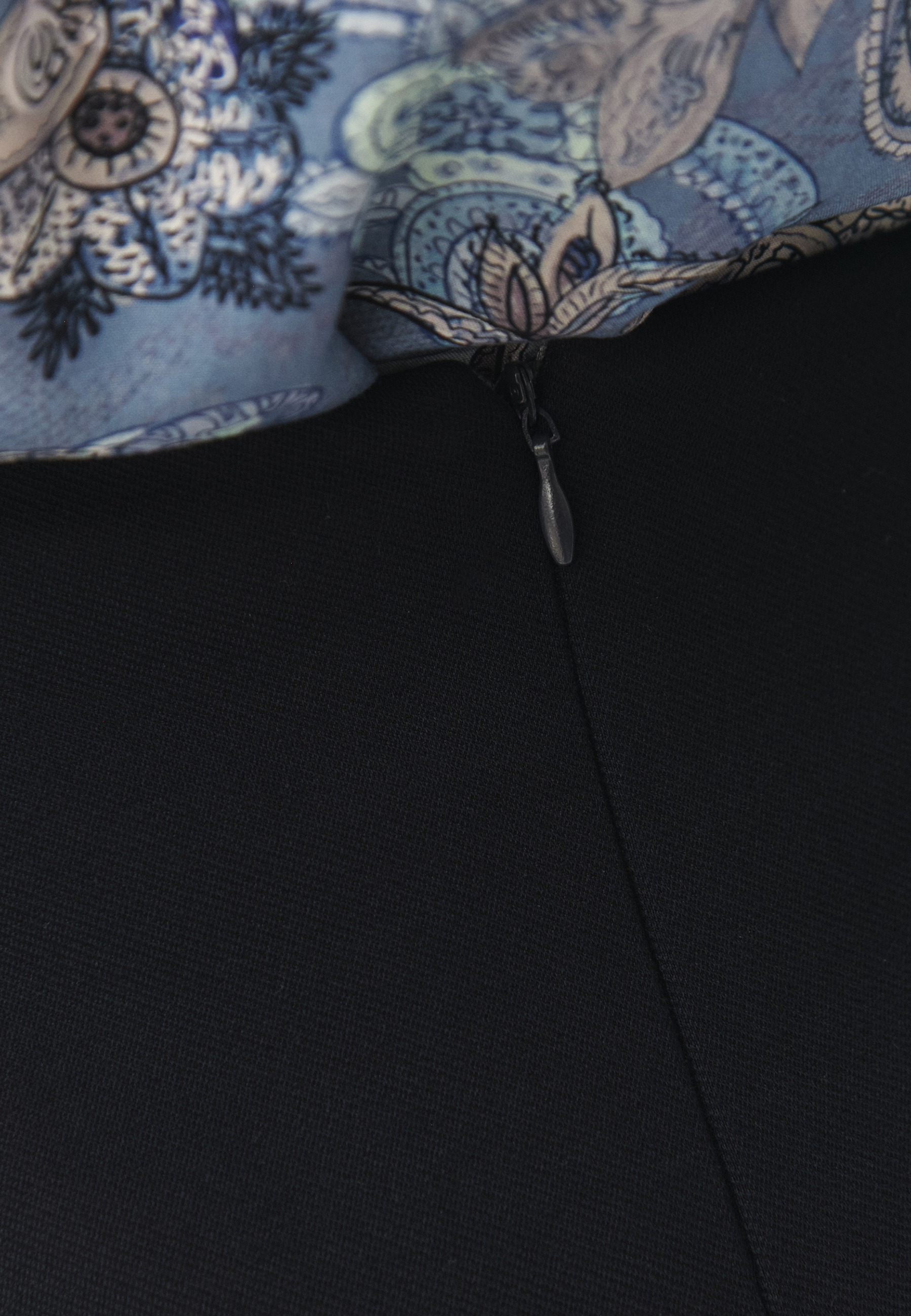 OŁÓWKOWA SPÓDNICA Z DZIANINY - BONARKA 1 GRANATOWY 2