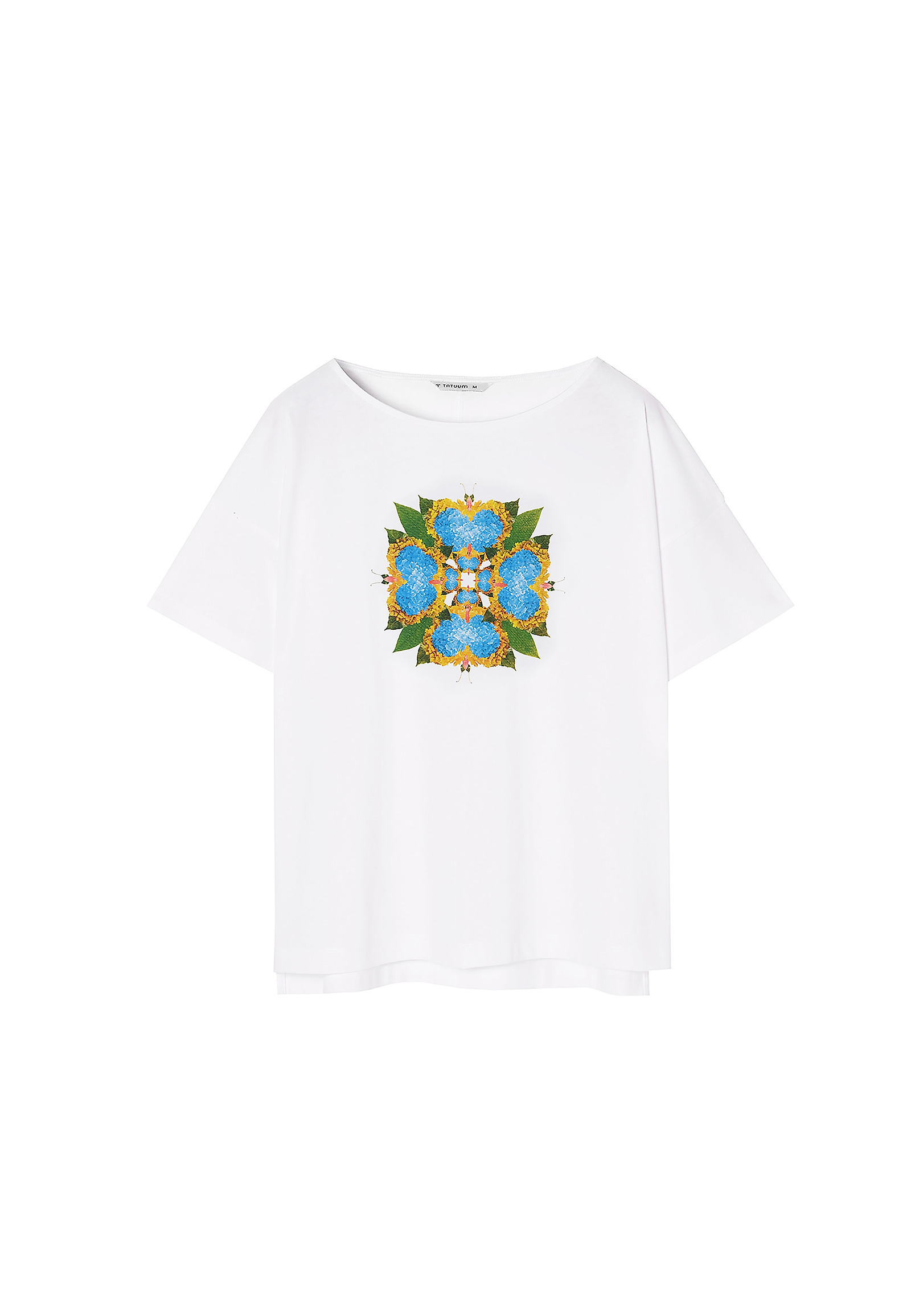 LOOSE LADIES' T-SHIRT MIZA 4 LOOSE LADIES' T-SHIRT MIZA 4 WHITE 78575