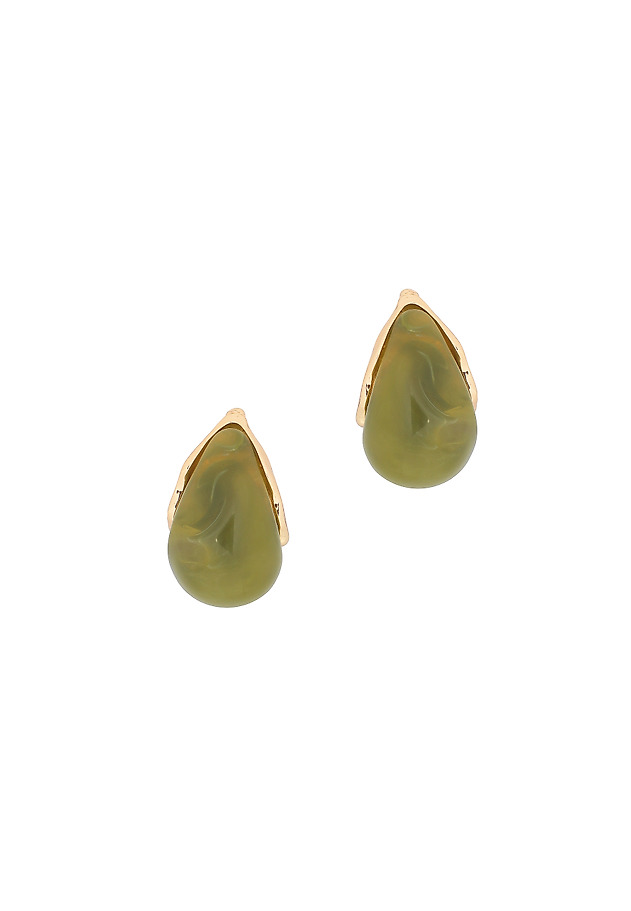 TEARDROP EARRINGS - EDDALIA TEARDROP EARRINGS - EDDALIA GREEN 1