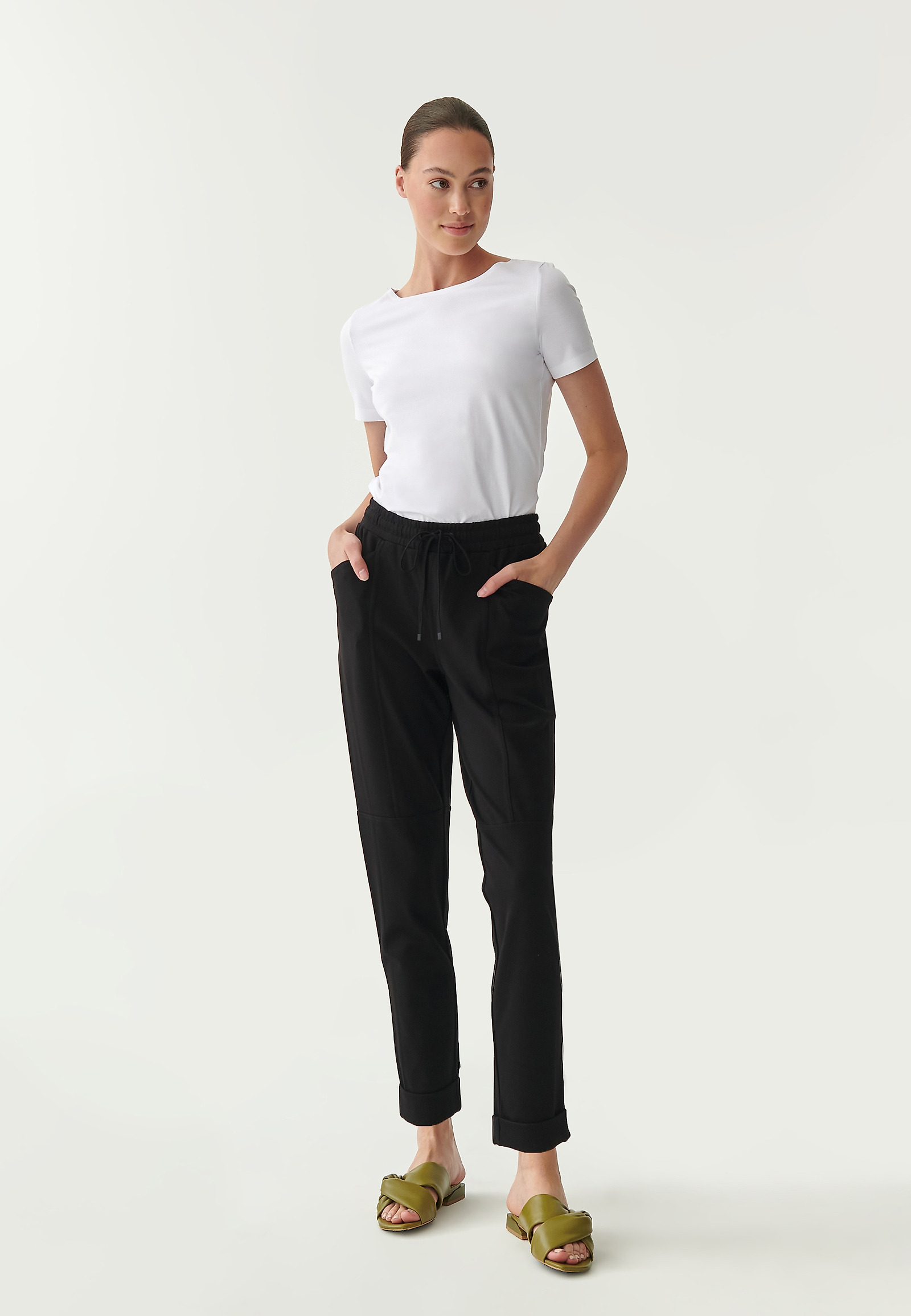 SPODNIE DAMSKIE WERA SPODNIE DAMSKIE WERA CZARNY 76816