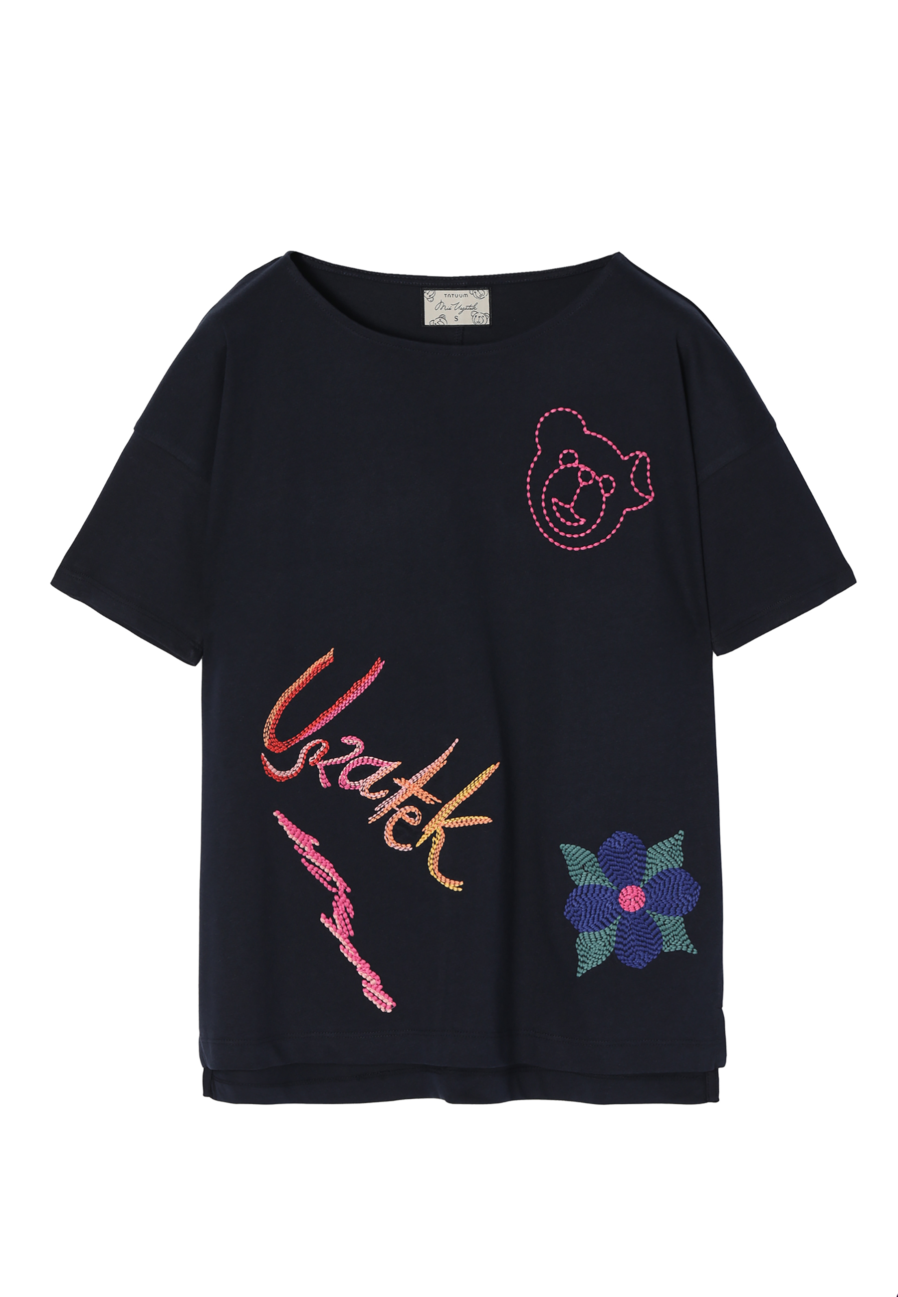 ŽENSKA BARVNA MAJICA SVEČANA - MIZATI 1 TEMNO MODRA 2