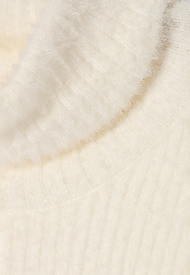 SWETER DAMSKI Z GOLFEM SAWANA SWETER DAMSKI Z GOLFEM SAWANA ECRU 6