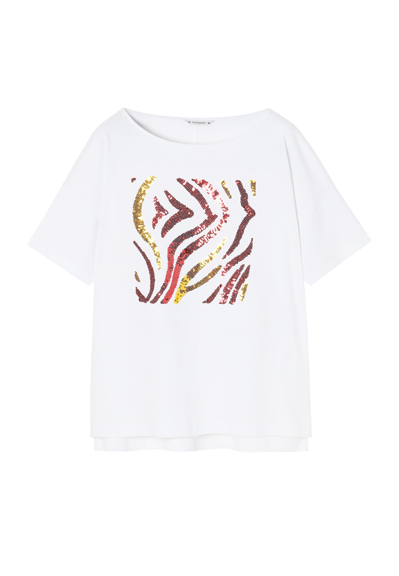 LUŹNY T-SHIRT DAMSKI MIZA 2 LUŹNY T-SHIRT DAMSKI MIZA 2 BIAŁY 79175