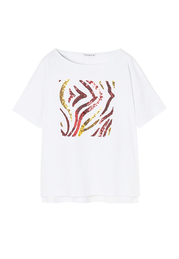 LUŹNY T-SHIRT DAMSKI MIZA 2 LUŹNY T-SHIRT DAMSKI MIZA 2 BIAŁY 4
