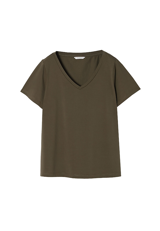 PROSTA BLUZKA DAMSKA NELISA PROSTA BLUZKA DAMSKA NELISA KHAKI 5