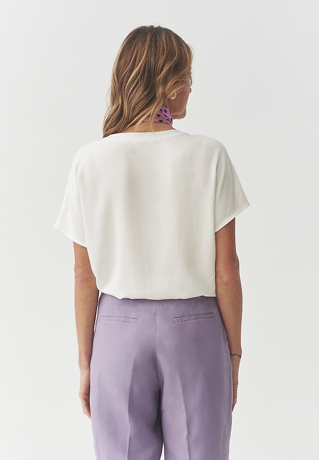 VISKOZNA BLUZA S KIMONO ROKAVI - MARELLI VISKOZNA BLUZA S KIMONO ROKAVI - MARELLI ECRU 3