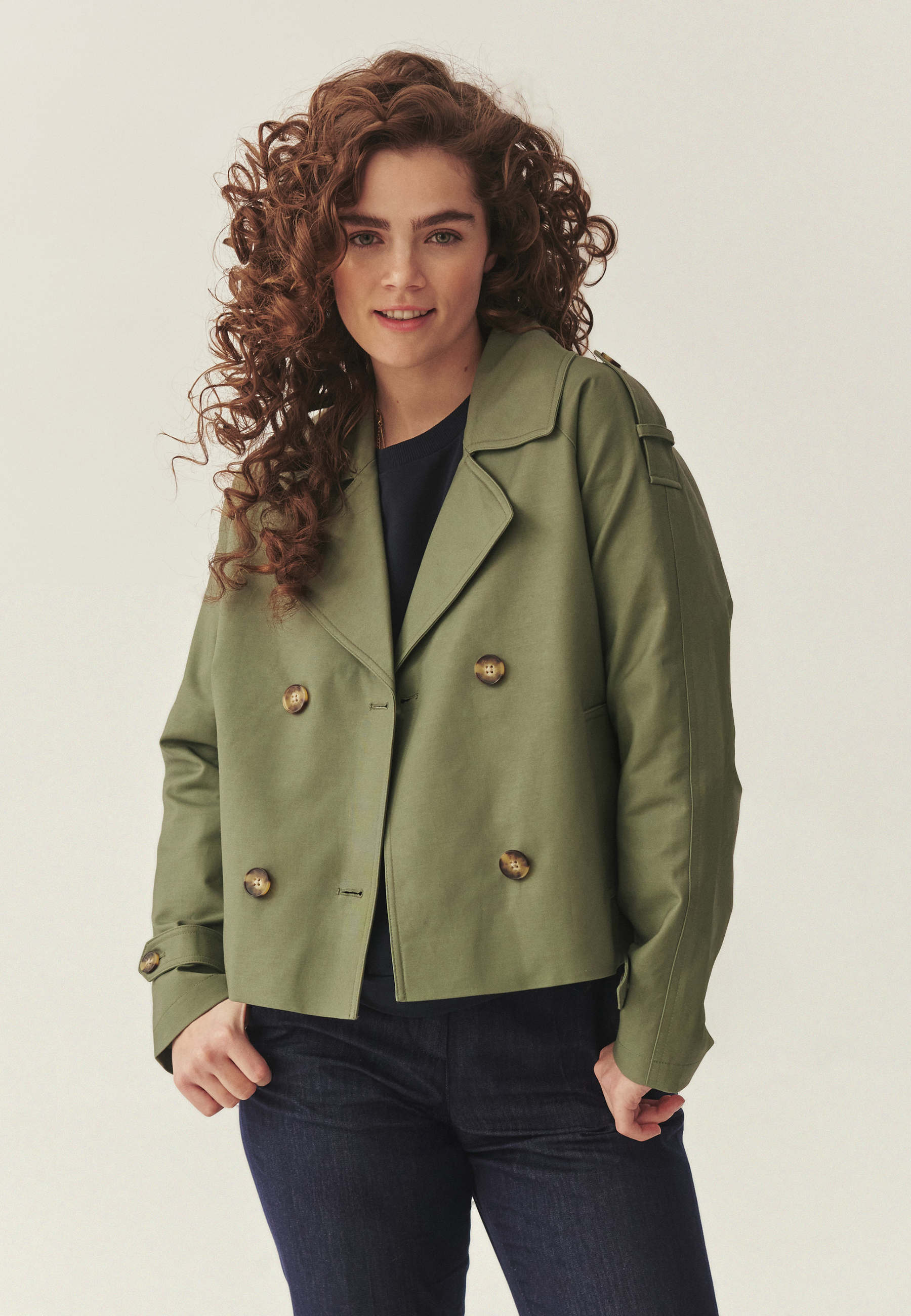 TKANINOWA KURTKA - SERKENI 1 ZIELONY 2