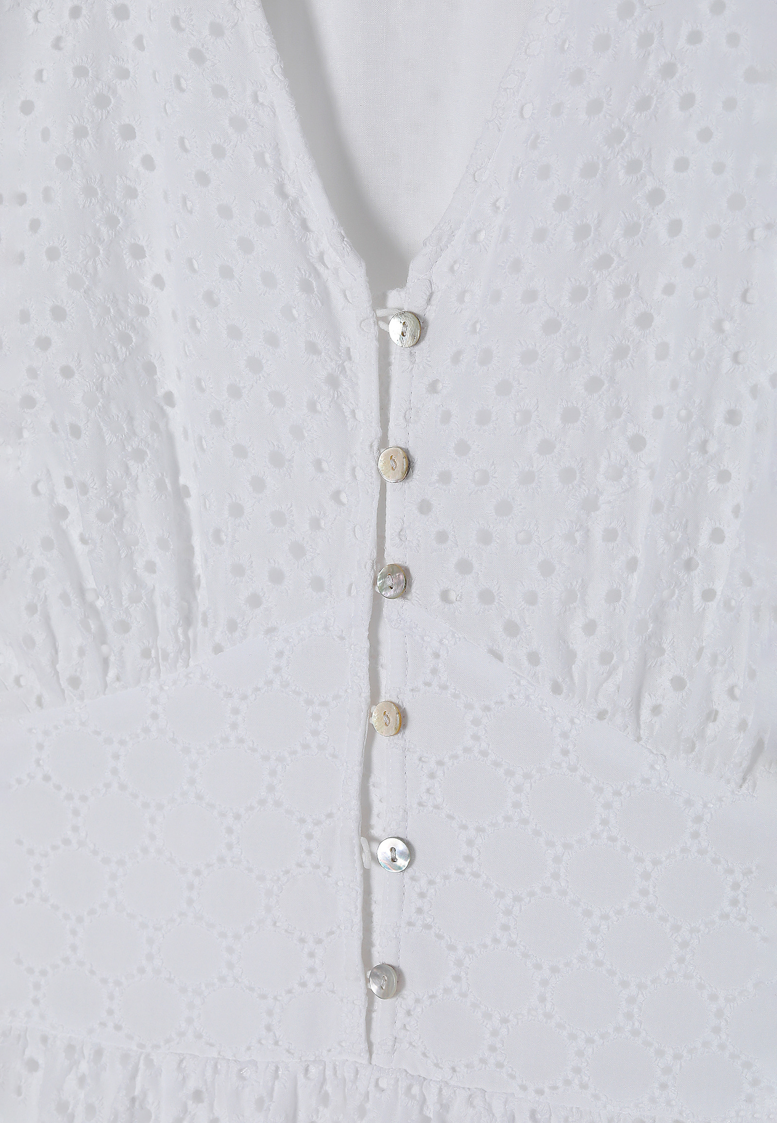 ROCHIE DE VARĂ CU BRODERIE RICHELIEU MONTREA ROCHIE DE VARĂ CU BRODERIE RICHELIEU MONTREA ALB 87959