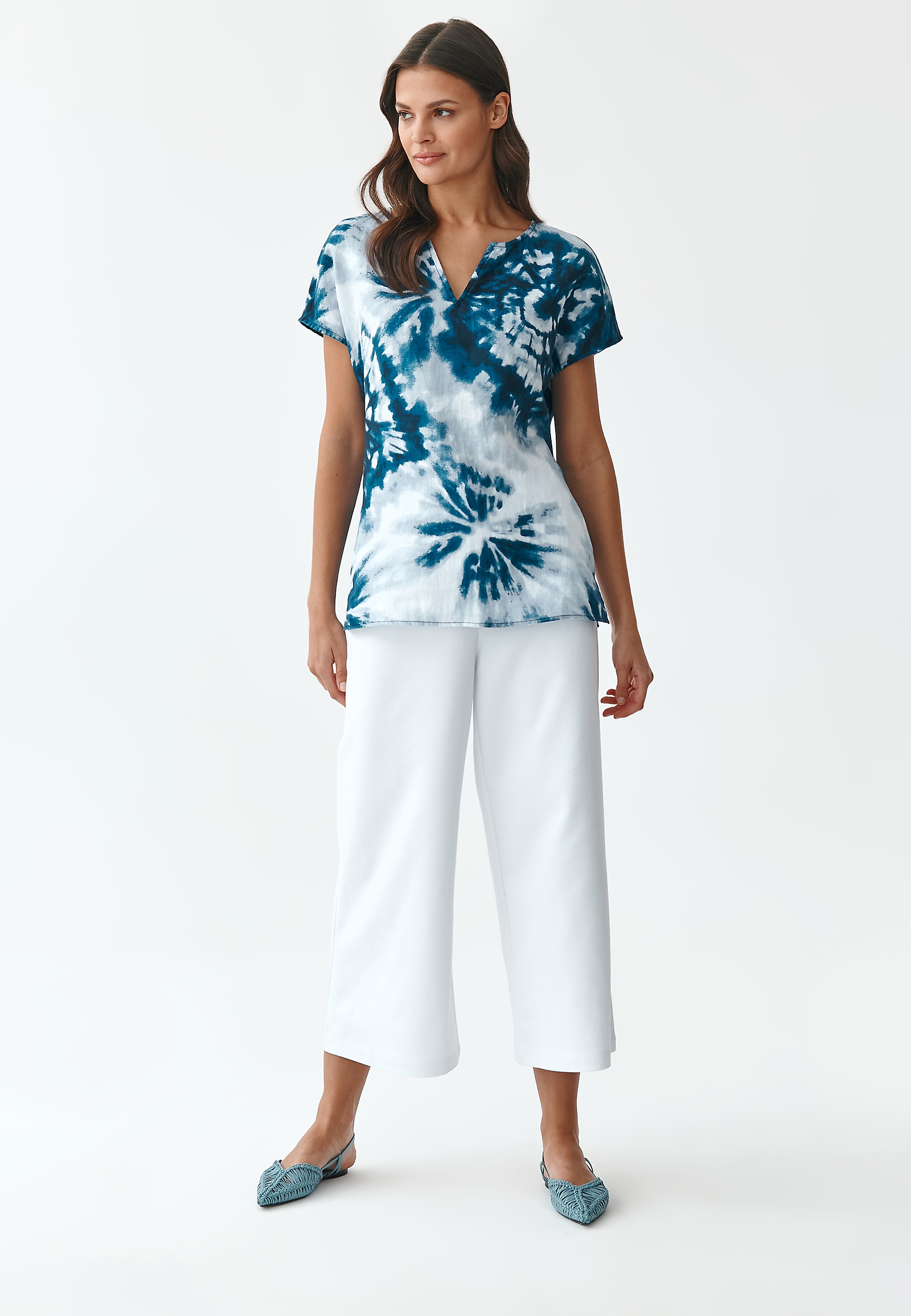 LADIES' LINEN BLOUSE BEMIRA 1 LADIES' LINEN BLOUSE BEMIRA 1 MULTICOLOR 79412