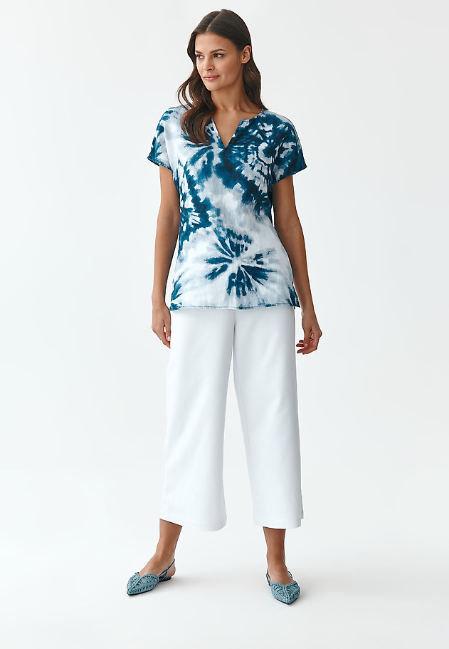 LADIES' LINEN BLOUSE BEMIRA 1 LADIES' LINEN BLOUSE BEMIRA 1 MULTICOLOR 4
