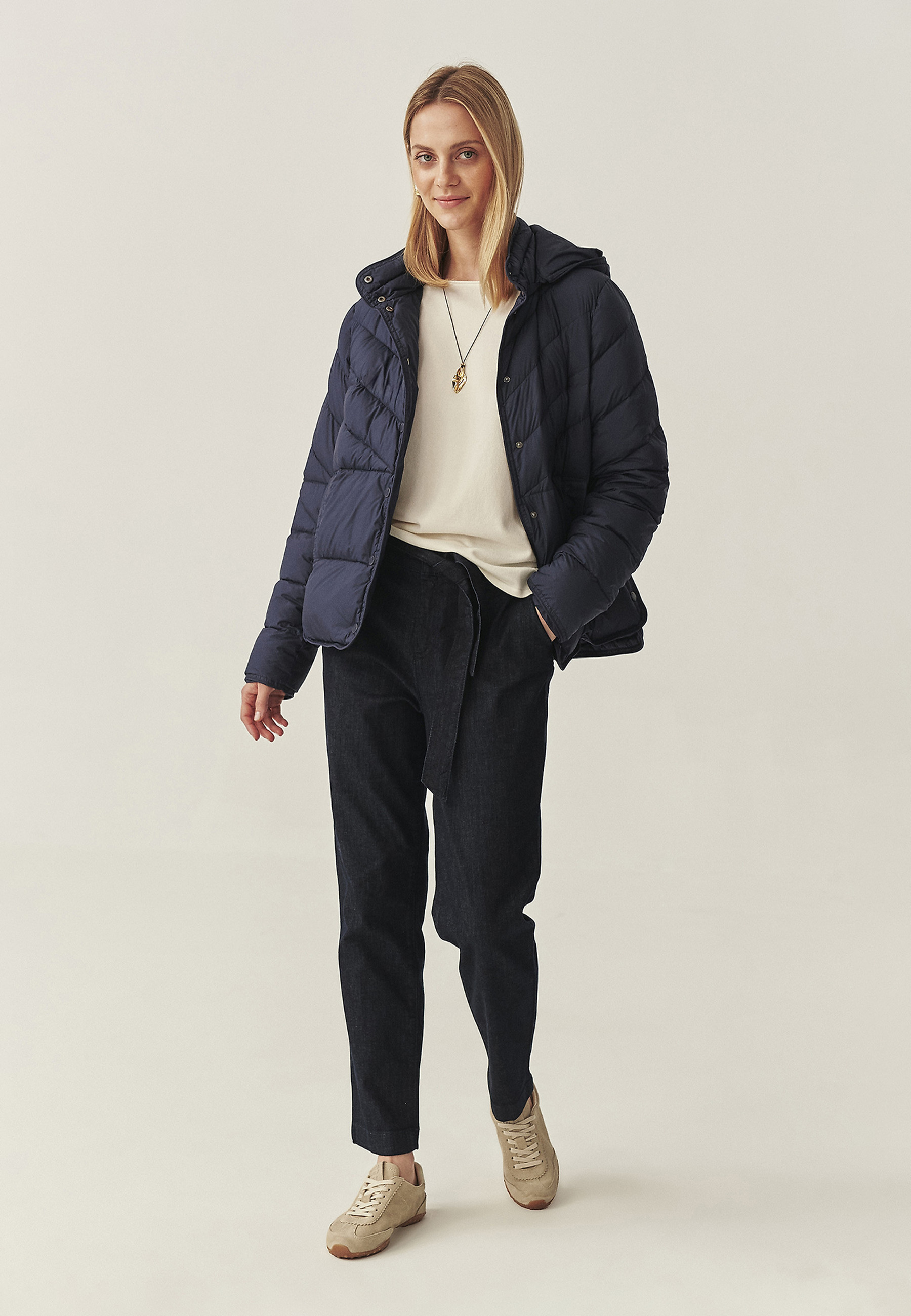 PUCHOWA KURTKA Z KAPTUREM - SAMORI