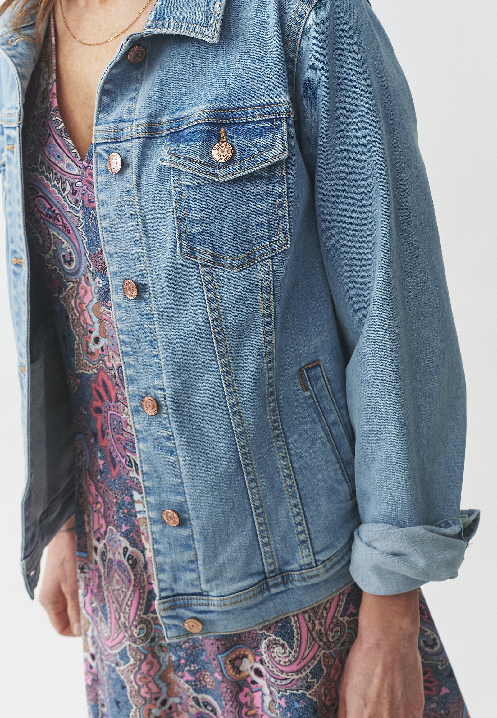GEACĂ DENIM — BESKA GEACĂ DENIM — BESKA ALBASTRU 105358