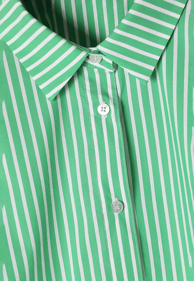 LADIES’ STRIPED SHIRT - GONIKO LADIES’ STRIPED SHIRT - GONIKO ZIELONY 7