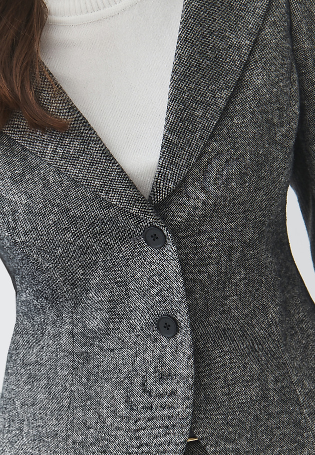 LADIES' WOVEN JACKET WITH RIBBED INSERT — COCO LADIES' WOVEN JACKET WITH RIBBED INSERT — COCO MULTIKOLOR 4