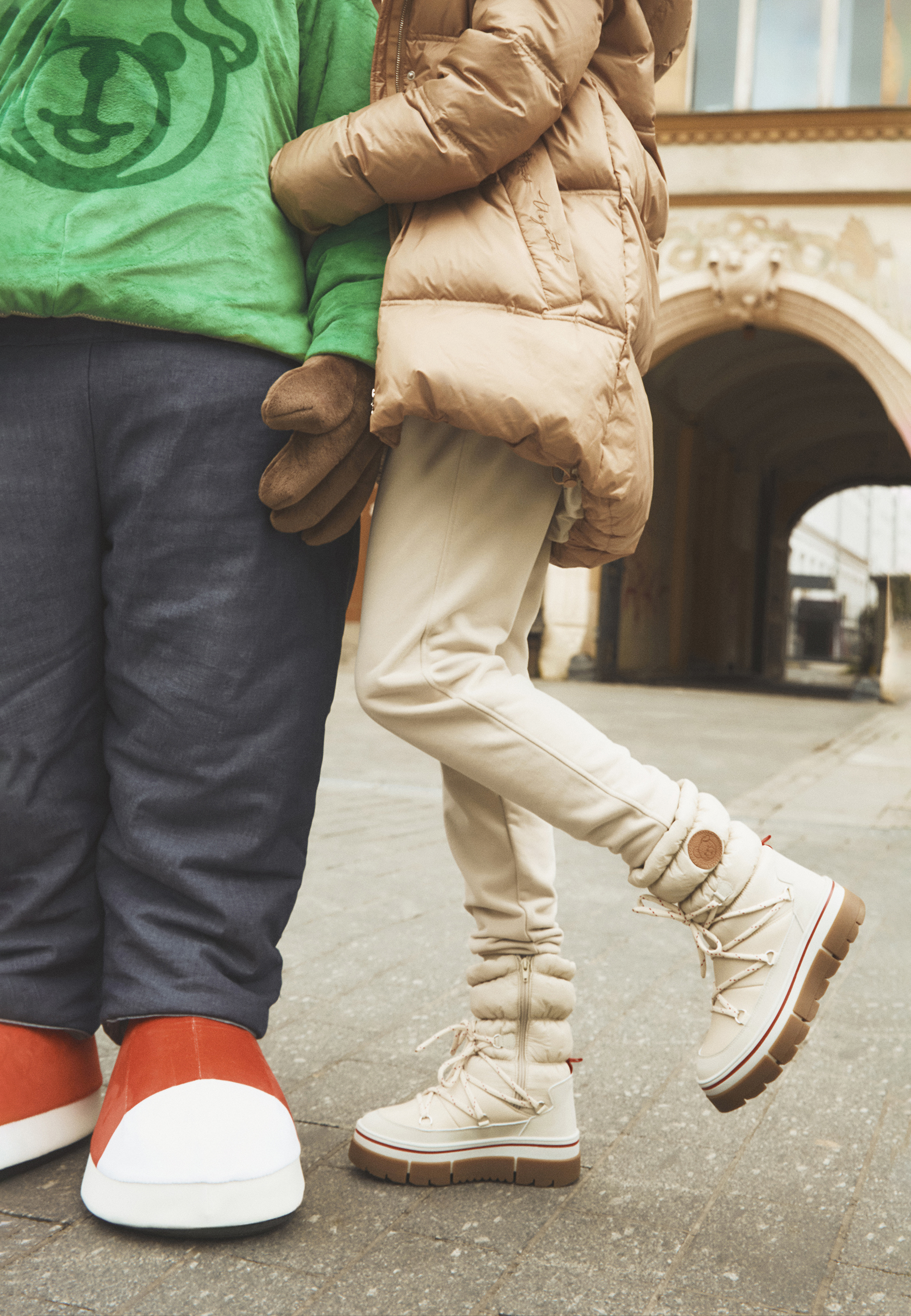 ŚNIEGOWCE DAMSKIE SAFRO BEŻOWY 2