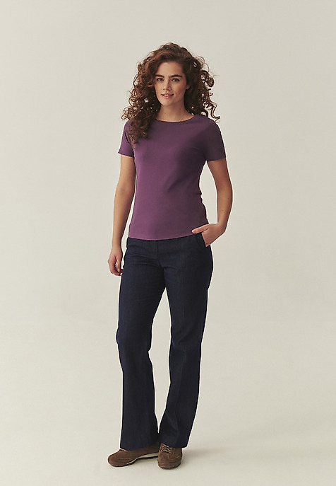 DOPASOWANA BLUZKA Z KLEJONYM WYKOŃCZENIEM - MIKAJA 3 DOPASOWANA BLUZKA Z KLEJONYM WYKOŃCZENIEM - MIKAJA 3