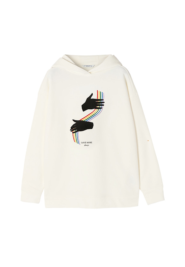 BLUZA DZIANINOWA LOVE MORE ALWAYS ORTOKO 1 BLUZA DZIANINOWA LOVE MORE ALWAYS ORTOKO 1 ECRU 5