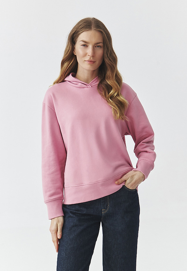 PASTEL HOODED SWEATSHIRT — NULA PASTEL HOODED SWEATSHIRT — NULA RÓŻOWY 1