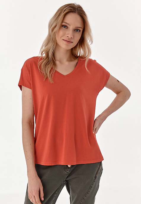 dámská úpletová halenka SZAJNA ČERVENÁ 2