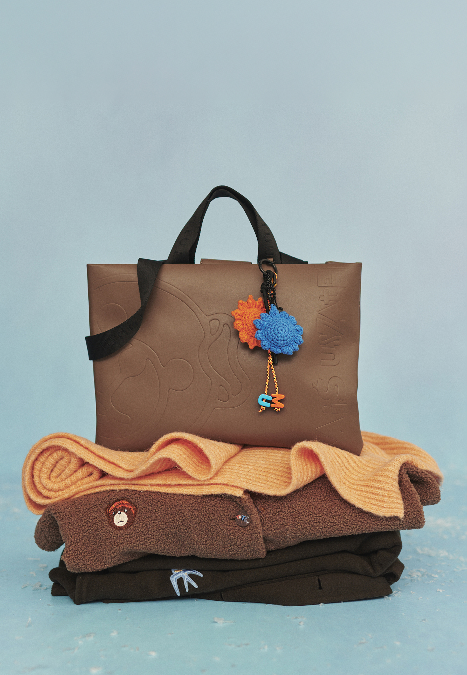 TORBA ZE WZOREM MISIA USZATKA - RELLE BEŻOWY 2