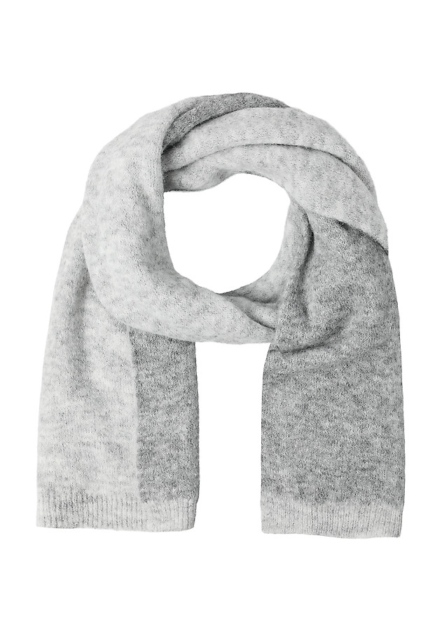 SCARF WITH WOOL BLEND - DOVLON SCARF WITH WOOL BLEND - DOVLON GREY 2
