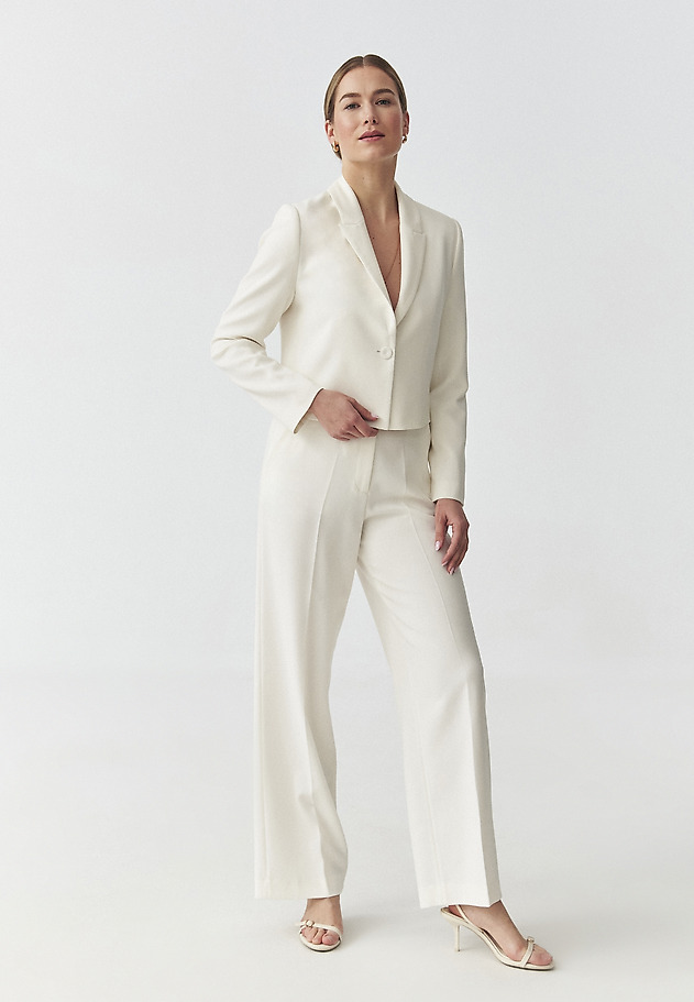 SUIT PANTS — MASDA 2 SUIT PANTS — MASDA 2 ECRU 1