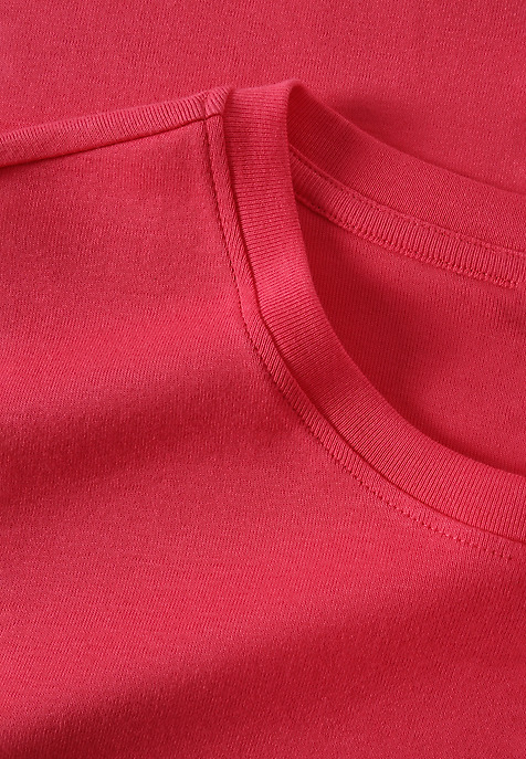 LADIES' COTTON T-SHIRT - KIRI 1 RED 2