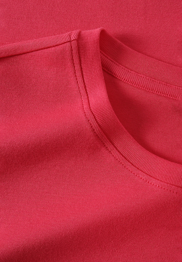 BAWEŁNIANY T-SHIRT DAMSKI — KIRI 1 BAWEŁNIANY T-SHIRT DAMSKI — KIRI 1 CZERWONY 7