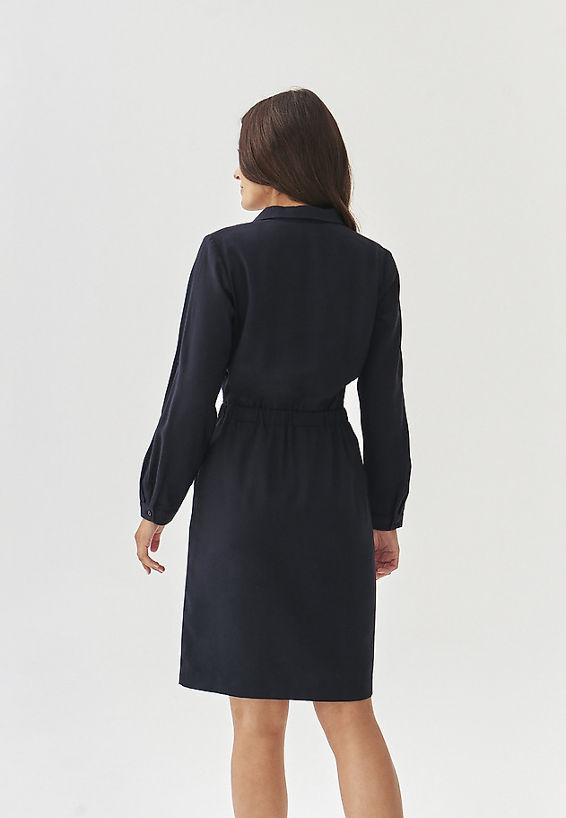 FABRIC PENCIL DRESS - TIZANA FABRIC PENCIL DRESS - TIZANA GRANATOWY 3