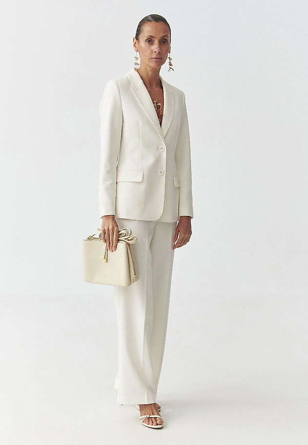 WOVEN JACKET — LONESA WOVEN JACKET — LONESA ECRU 2