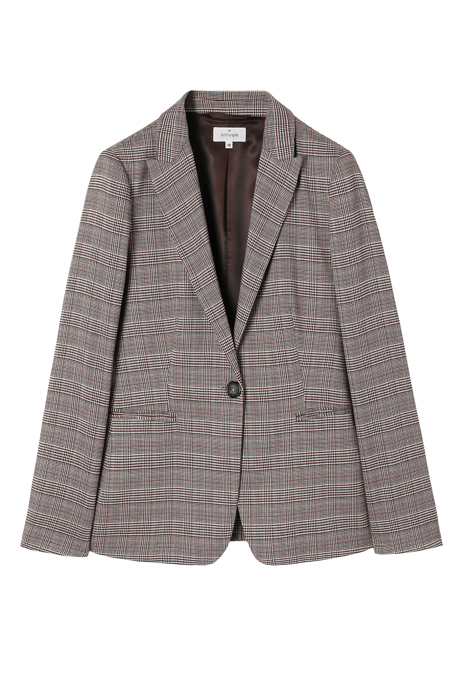 BLAZER IZ KARIRASTEGA BLAGA - KAREMA 1 BLAZER IZ KARIRASTEGA BLAGA - KAREMA 1 VEČBARVNA 100302